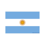 Adesivo bandiera argentina