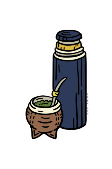 Adesivo mate e thermos