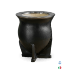 Mate Stile Camionero rivestito in pelle - Nero