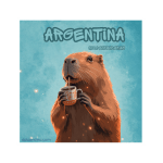 Sticker Carpincho Matero