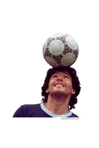 Sticker Diego jueguitos con pelota