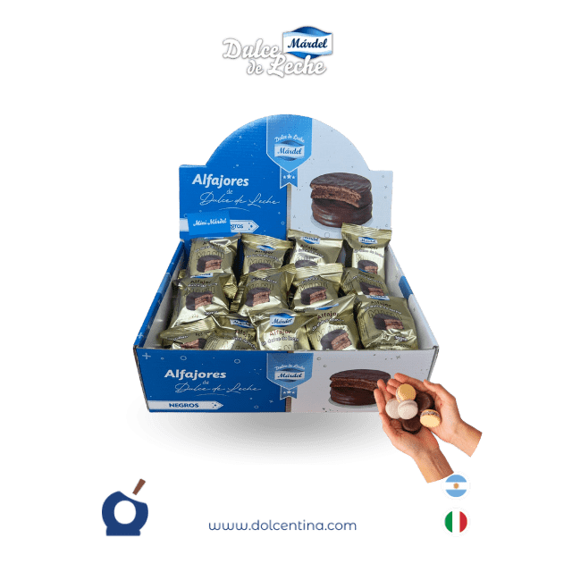 Box Mini Alfajores Mardel Cioccolato | 36u
