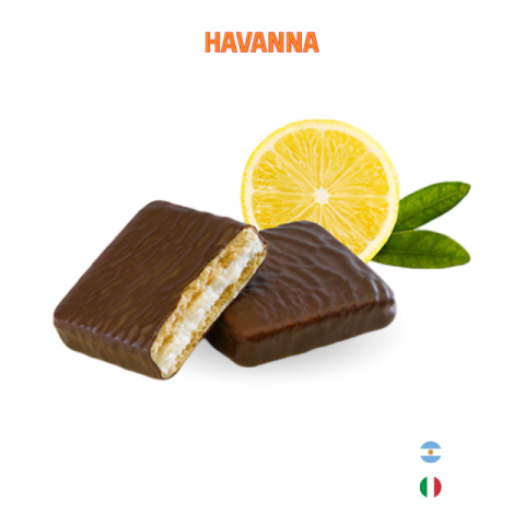 Galletita de Limón Havanna bañada en chocolate