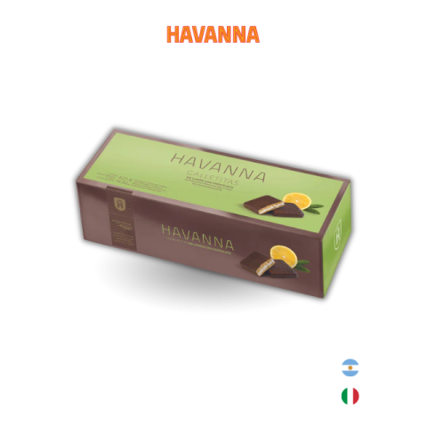 Box galletitas Havanna de limón x6u bañadas en chocolate