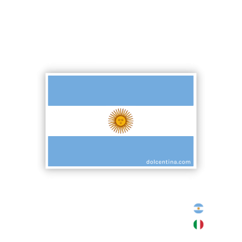 Bandera argentina Sticker