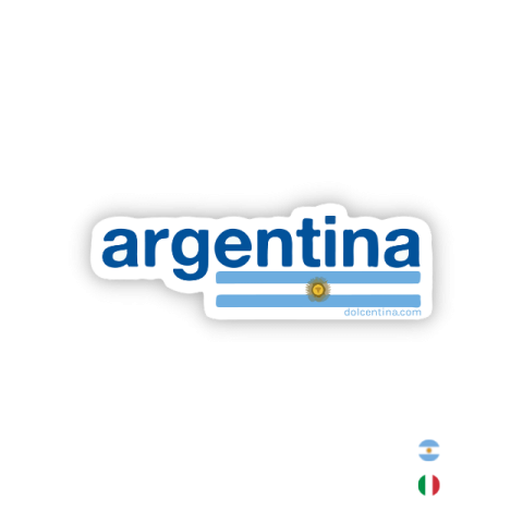 Escrita argentina Sticker